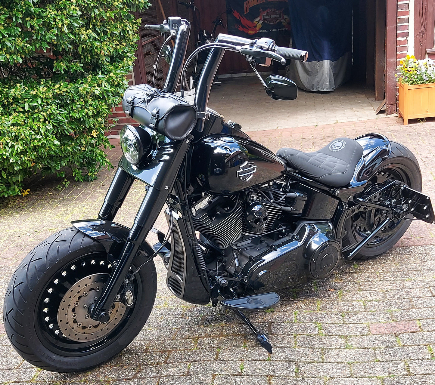 Harley Horn Covers Original Skull