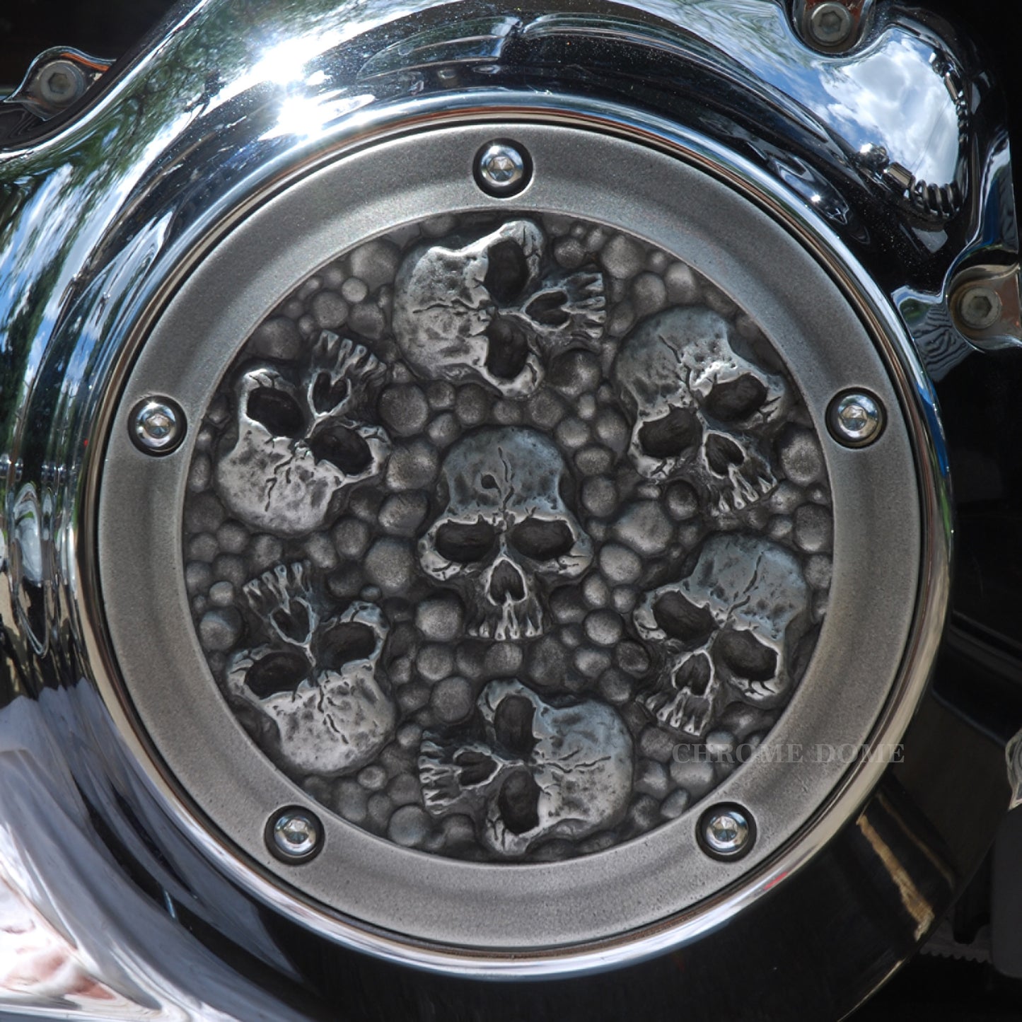 Harley Derby Covers, Twin Cam Seven Deadly Sins