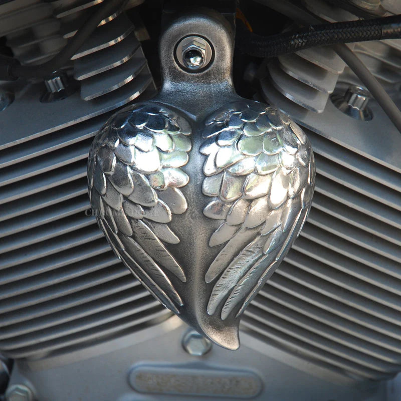 Harley Horn Covers Winged Heart