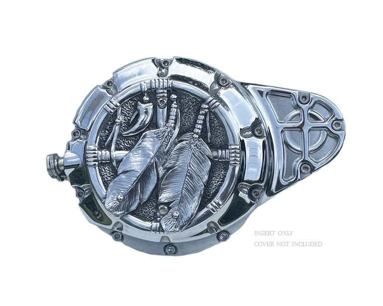 Indian Scout Medicine Wheel Derby Cover Polished