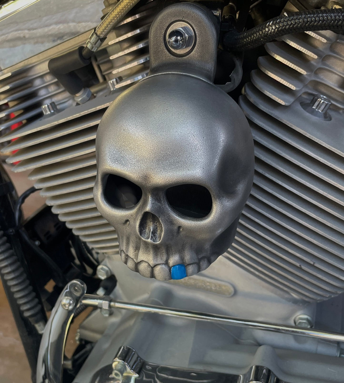 Harley Horn Covers Original Skull