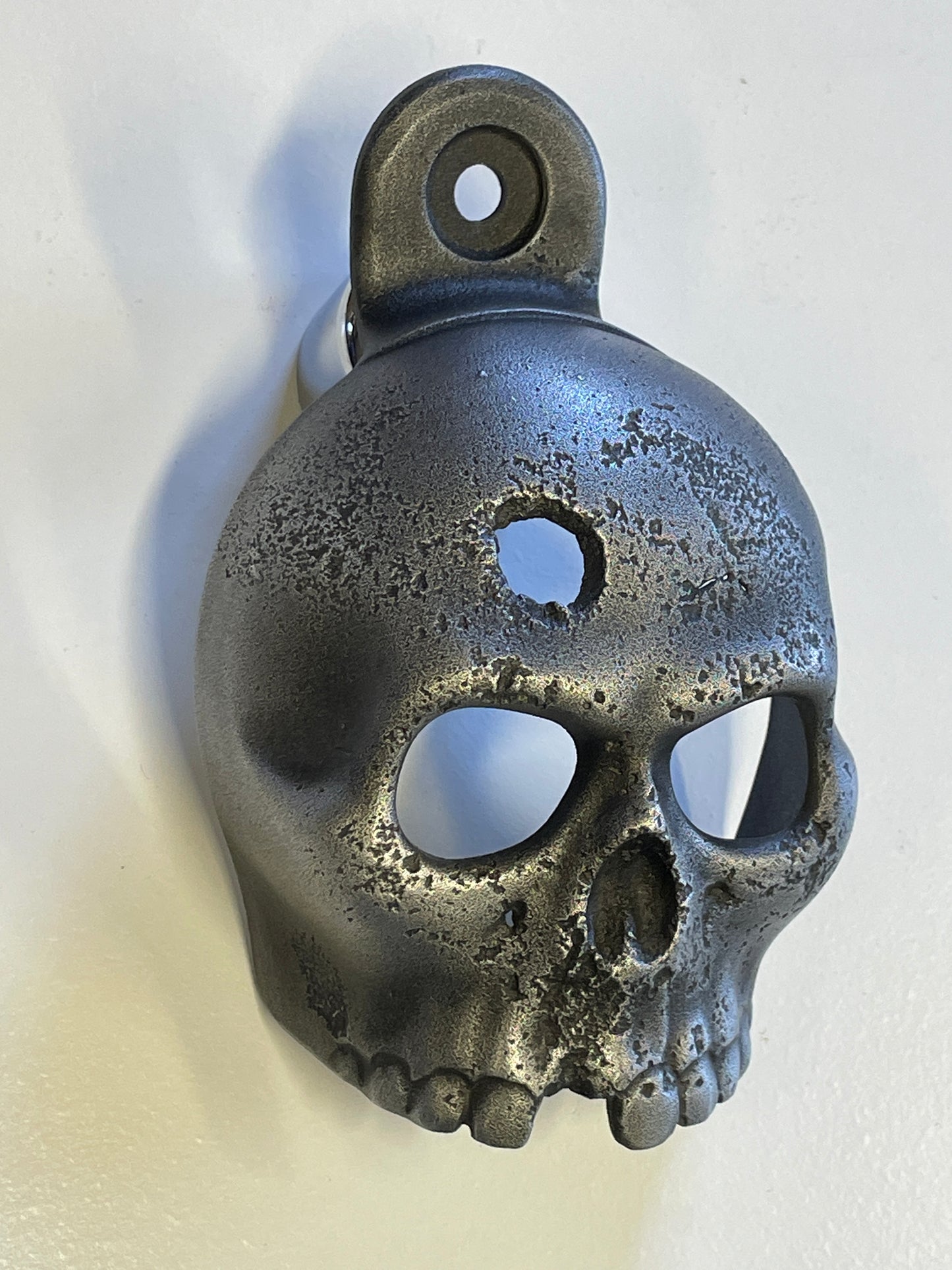 Rotten Kine Skull Harley Horn Cover #12