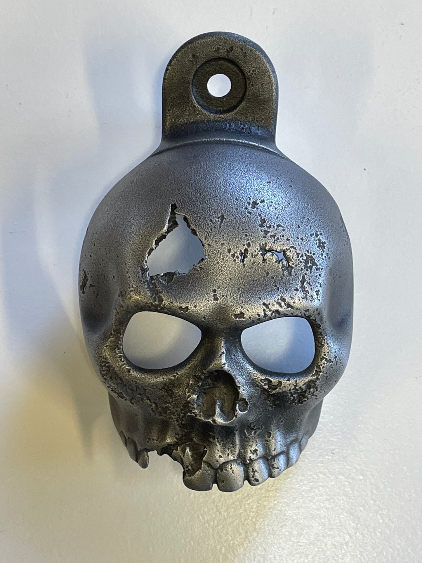Rotten Kine Skull Harley Horn Cover #15