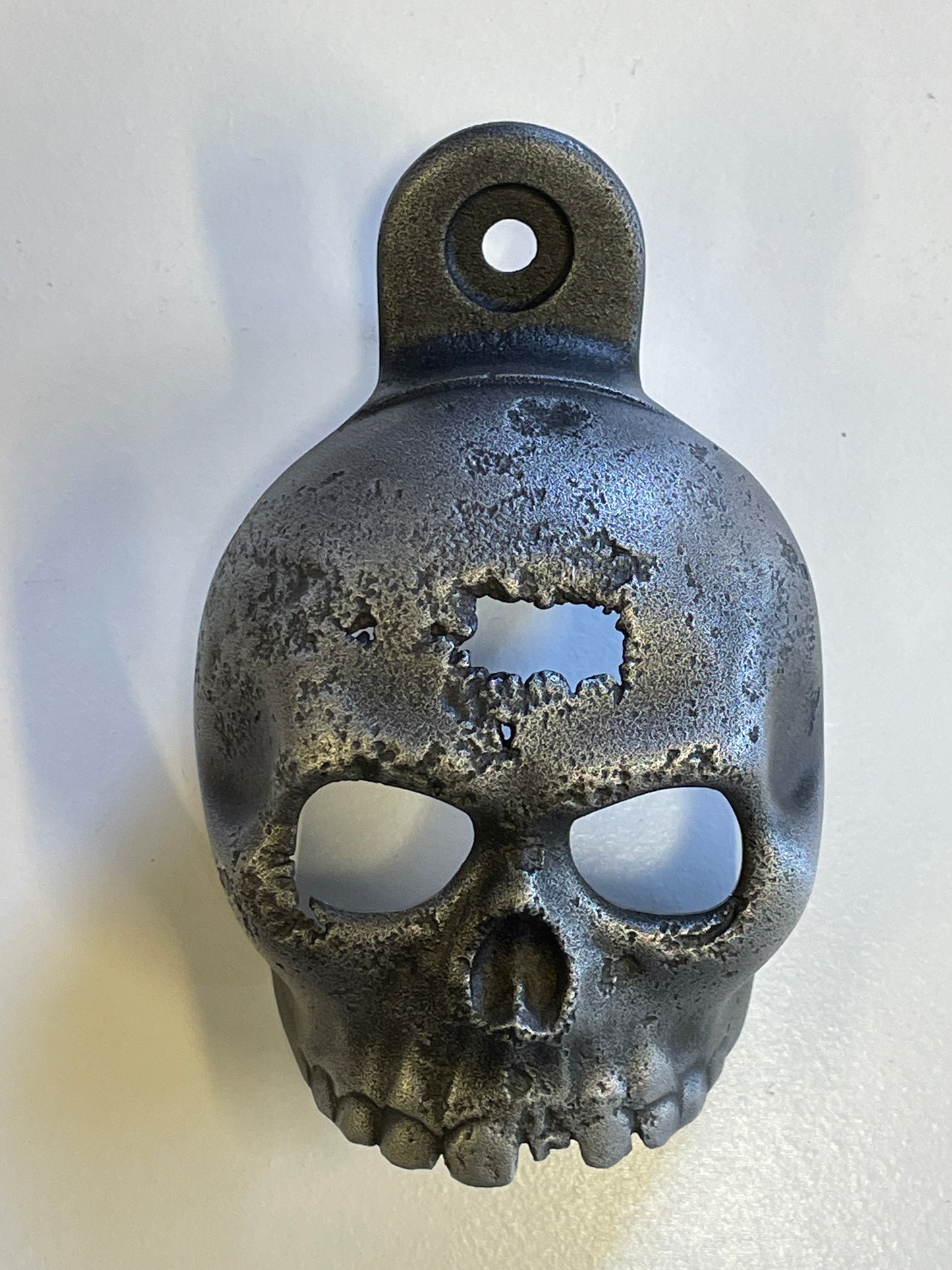 Rotten Kine Skull Harley Horn Cover #16
