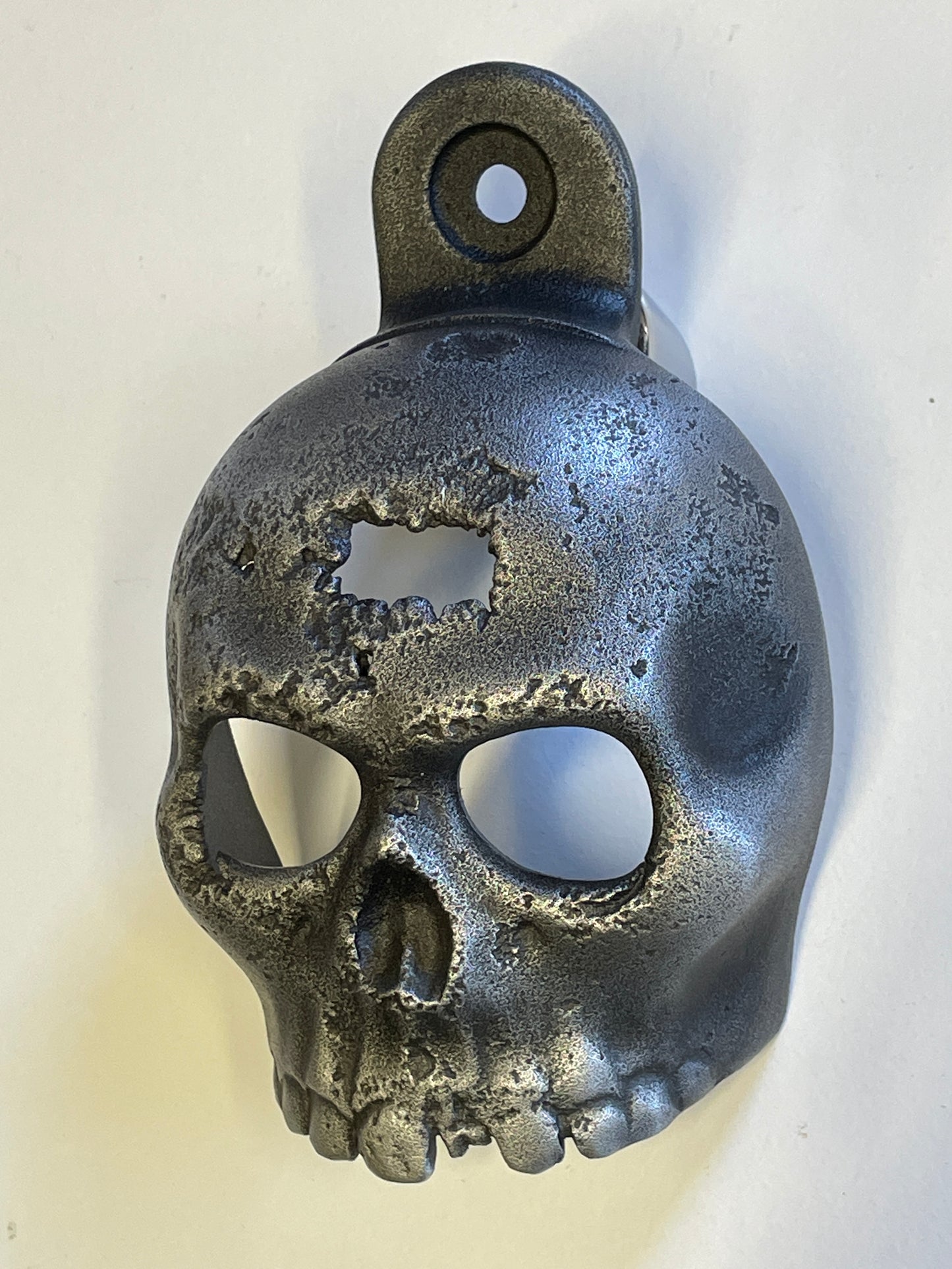 Rotten Kine Skull Harley Horn Cover #16