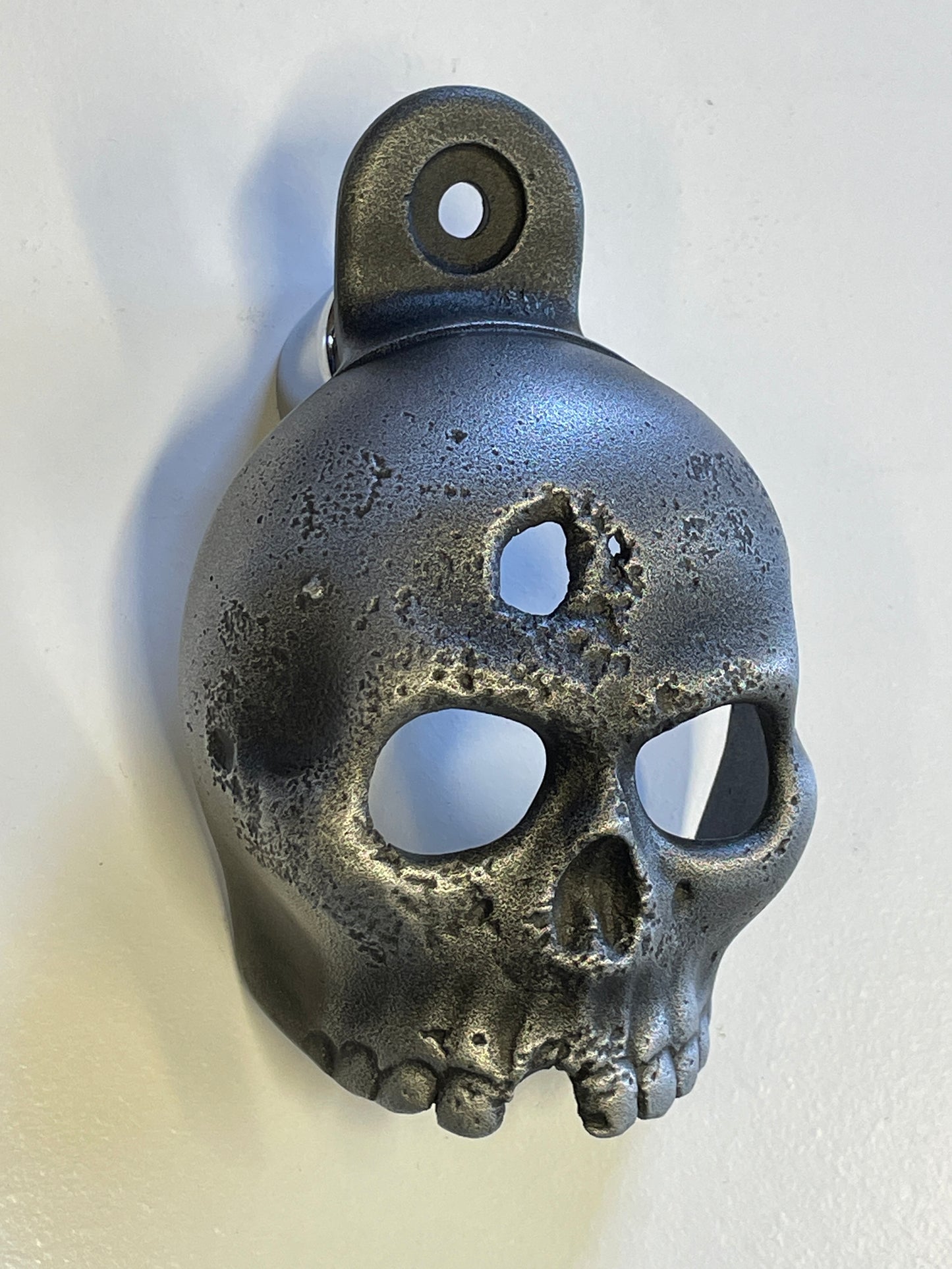 Rotten Kine Skull Harley Horn Cover #13