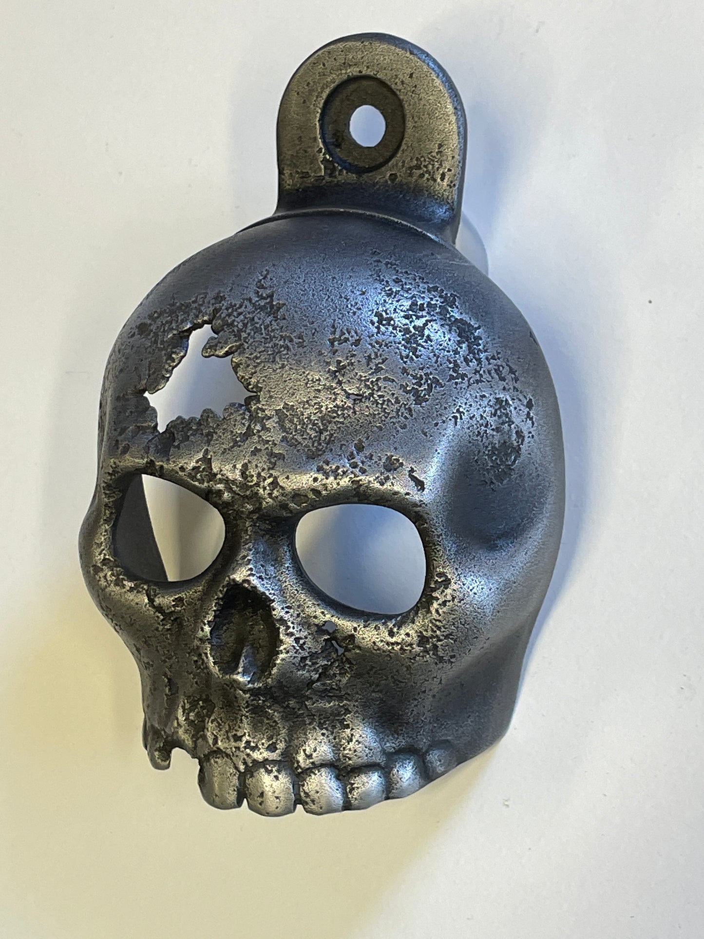 Rotten Kine Skull Harley Horn Cover #10