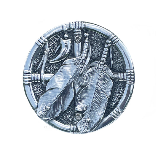 Indian Scout Medicine Wheel Polished