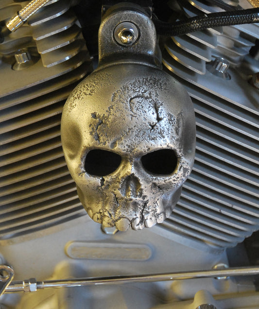 Rotten Kine Skull Harley Horn Cover #17