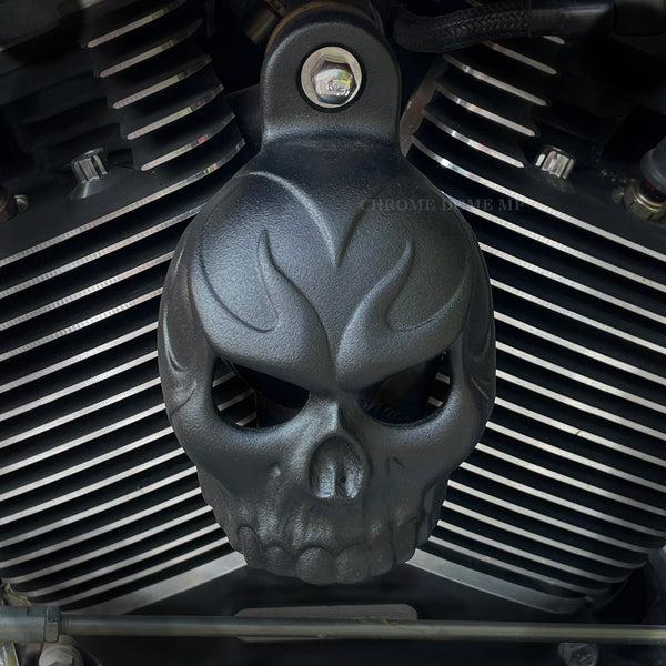 Harley Horn Covers Evil Twin Chrome Dome Motorcycle Products