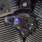 Harley Horn Covers - Bald Eagles with LED
