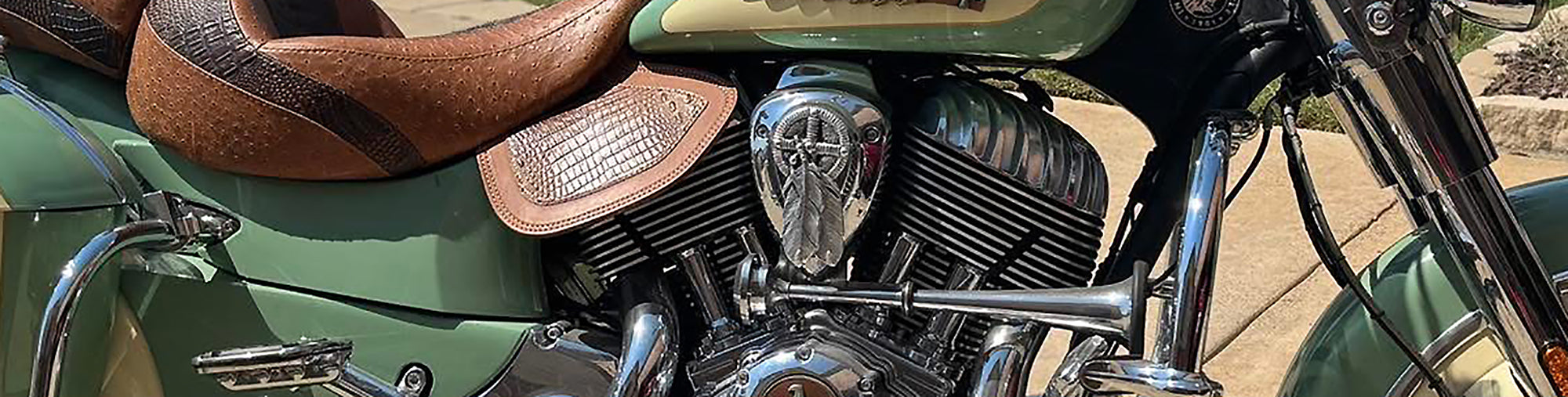 Genuine Indian Motorcycle Chrome Airbox Cover - OEM Part 7179682 For Roadmaster Models